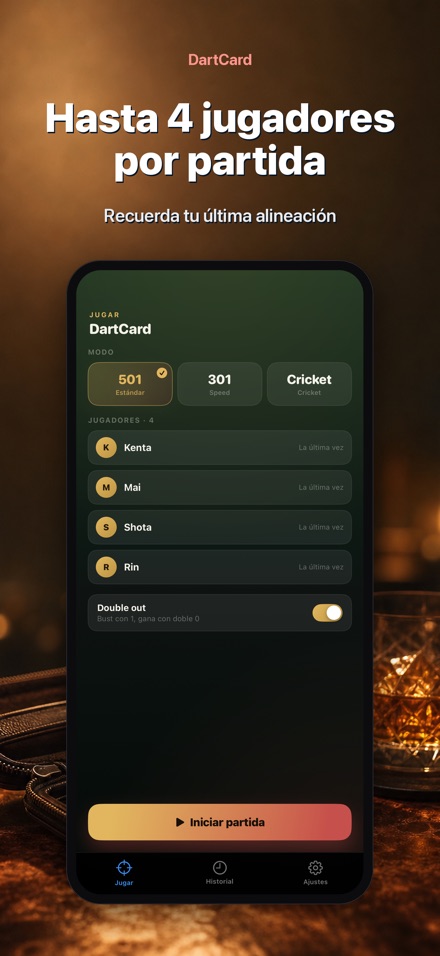 DartCard: Marcador de Dardos 7
