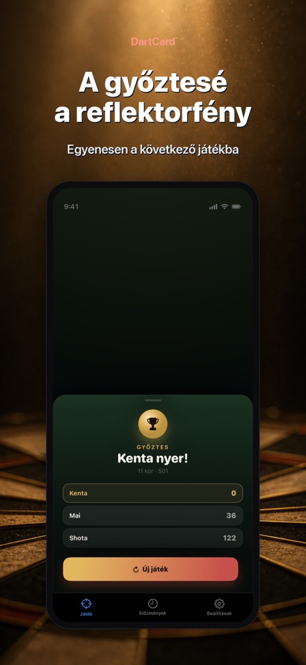 DartCard: Darts Számláló 5
