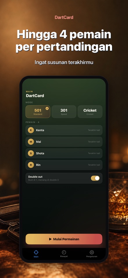 DartCard: Penghitung Dart 7