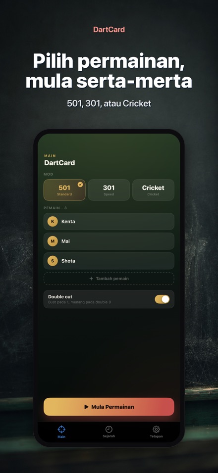 DartCard: Pengira Dart 6