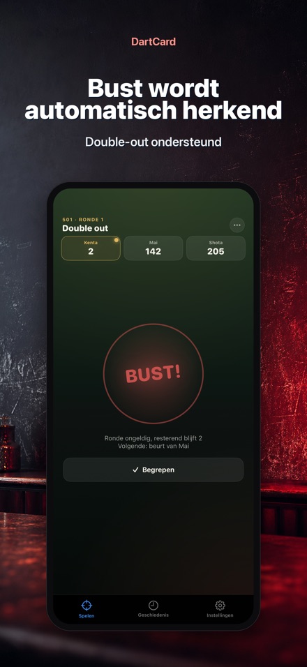 DartCard: Darts Scorebord 4