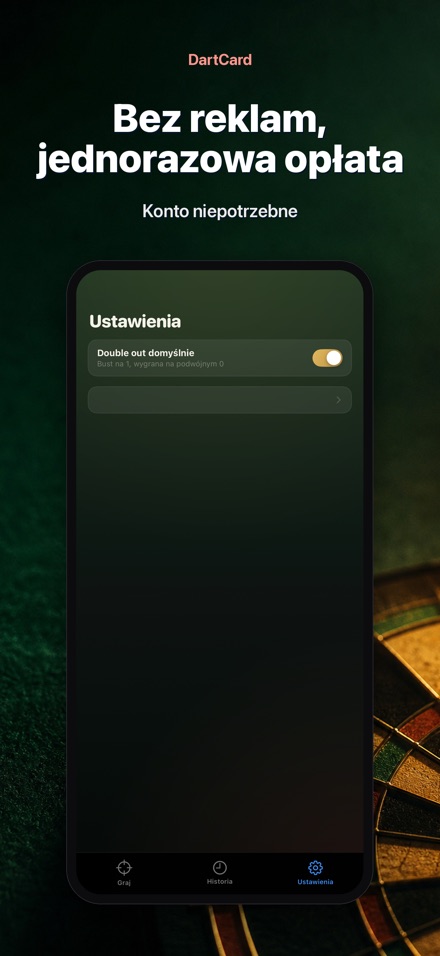 DartCard: Licznik Rzutek 10