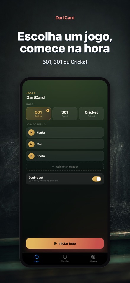 DartCard: Contador de Dardos 6
