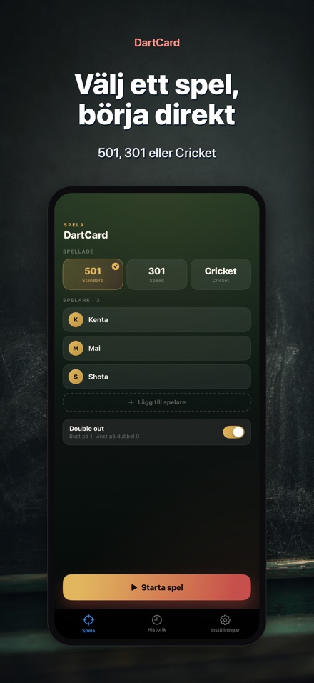 DartCard: Dart-Poängräknare 6