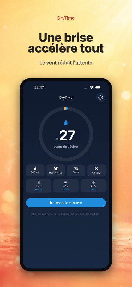 DryTime : sec dans combien 9