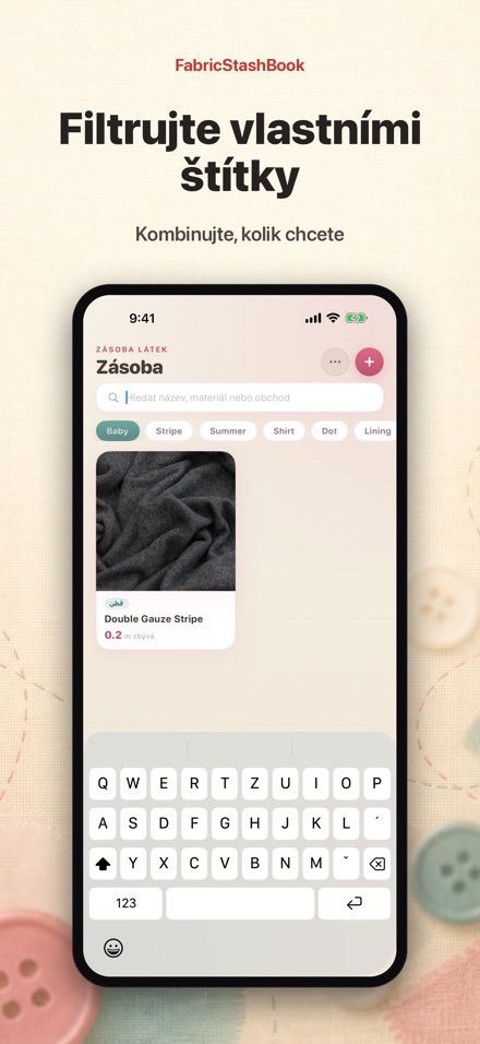 FabricStashBook: Zásoba látek 6