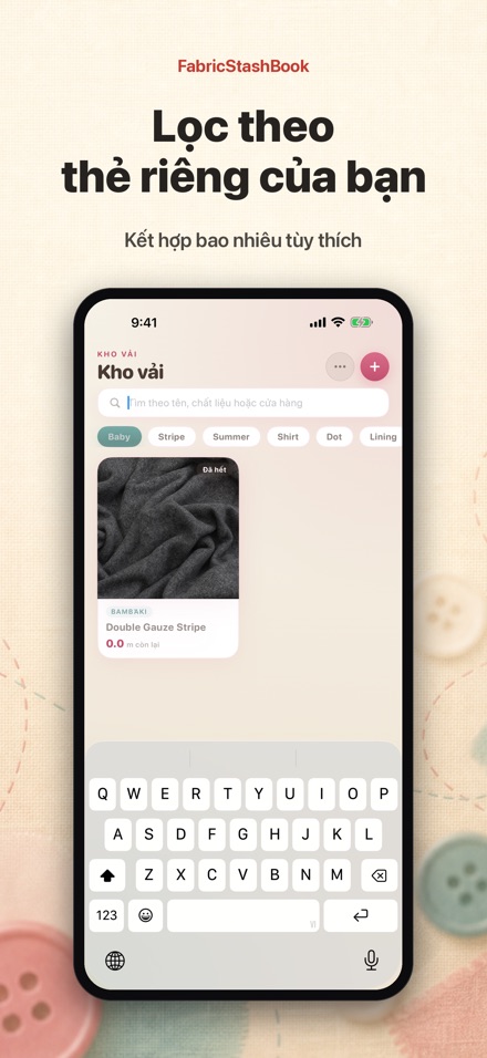FabricStashBook: Kho Vải 6