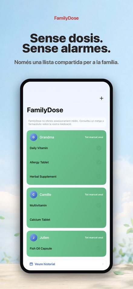 FamilyDose: Control Familiar 9