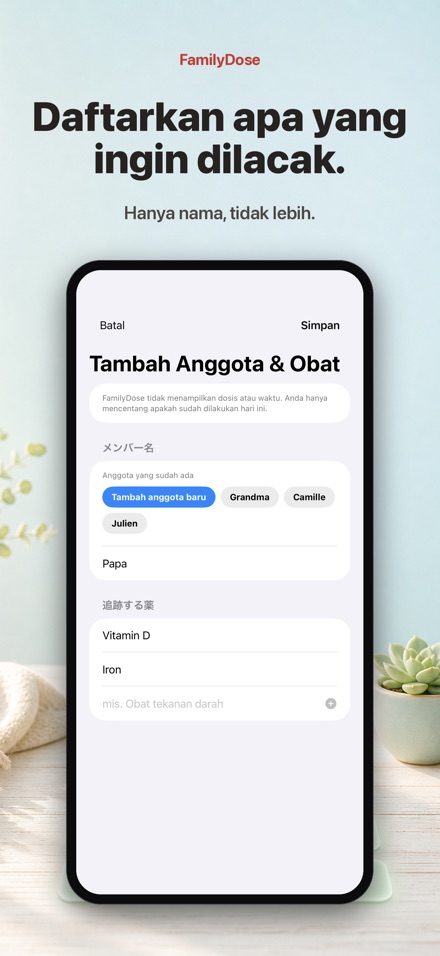 FamilyDose: Cek Obat Keluarga 7
