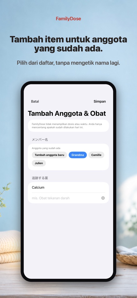 FamilyDose: Cek Obat Keluarga 10