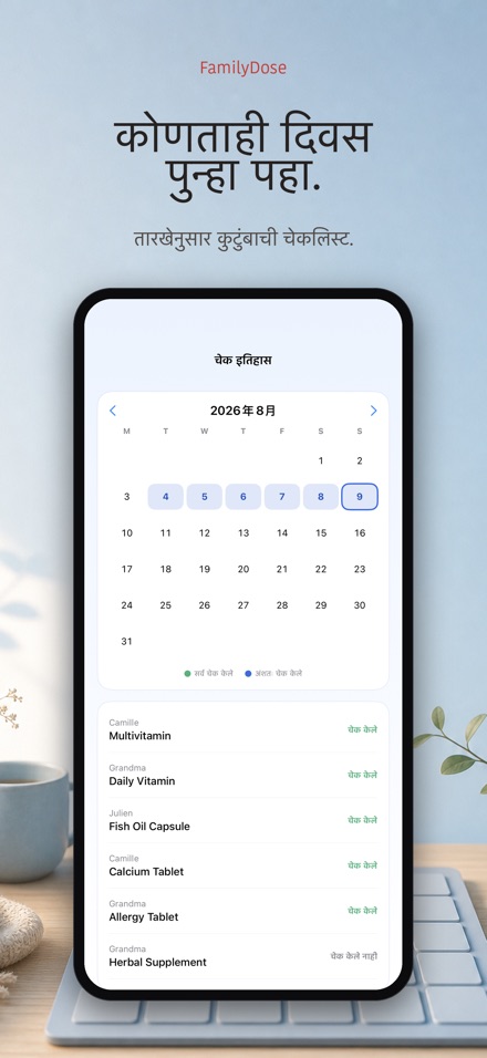 FamilyDose: कुटुंब औषध चेक 4