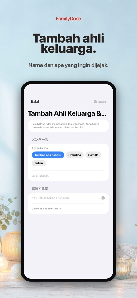 FamilyDose: Semak Ubat 6