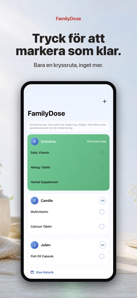 FamilyDose: Familjechecklista 2