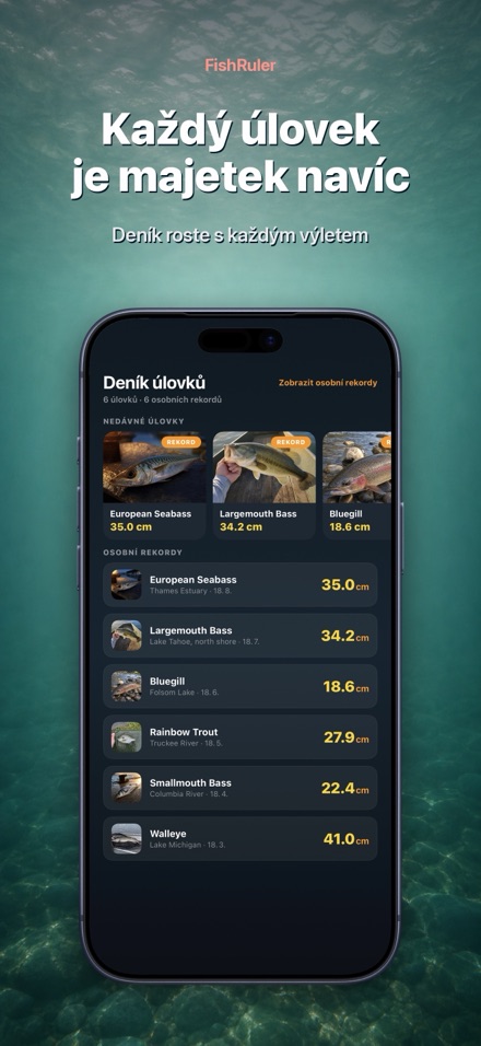 FishRuler: měření ryby AR 4