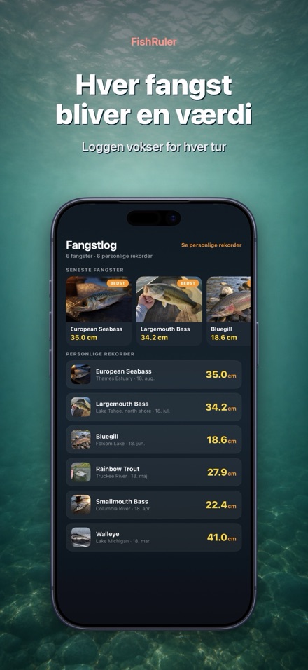 FishRuler: mål fisk i AR 4
