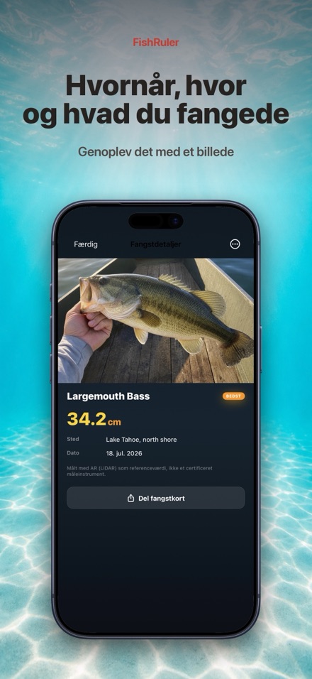 FishRuler: mål fisk i AR 6