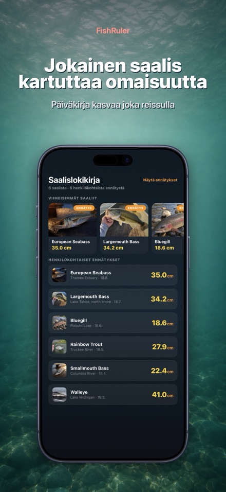 FishRuler: mittaa kala AR 4