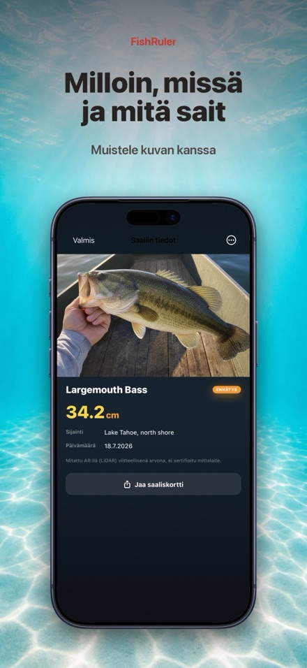 FishRuler: mittaa kala AR 6