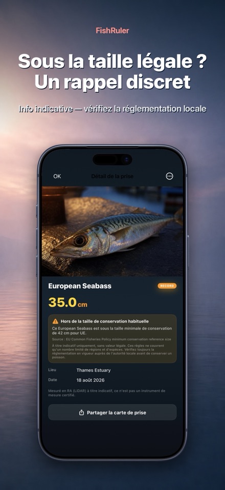 FishRuler : mesurer poisson 7