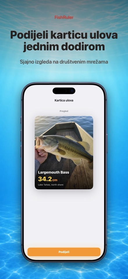 FishRuler: mjerenje ribe AR 9