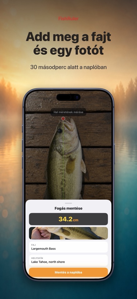 FishRuler: halmérés AR-ral 3