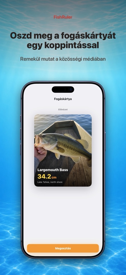 FishRuler: halmérés AR-ral 9