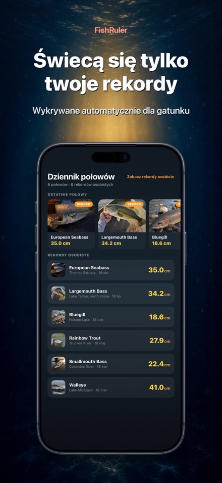 FishRuler: pomiar ryby AR 5