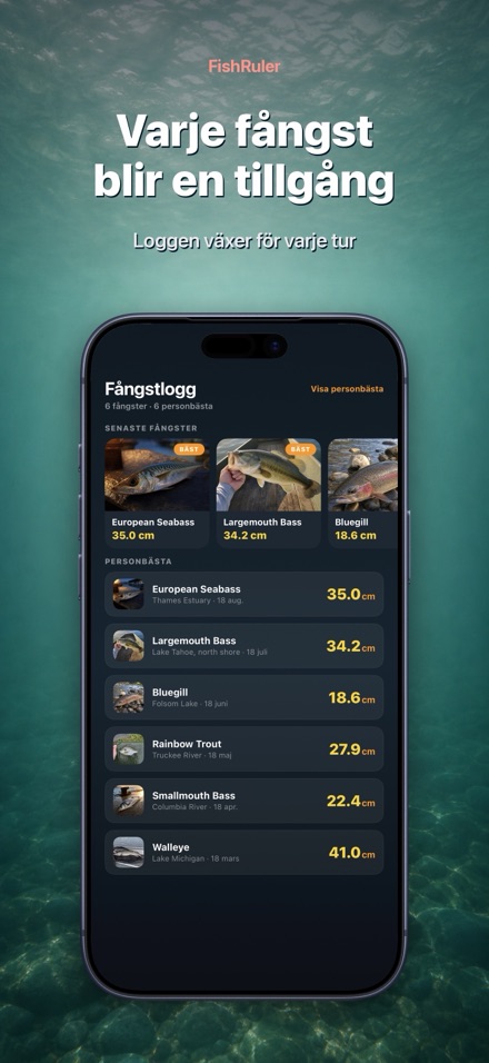 FishRuler: mät fisk i AR 4