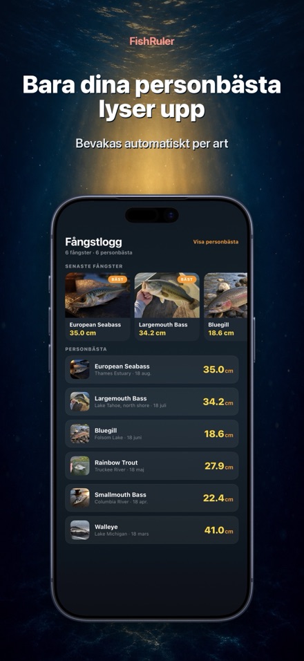 FishRuler: mät fisk i AR 5
