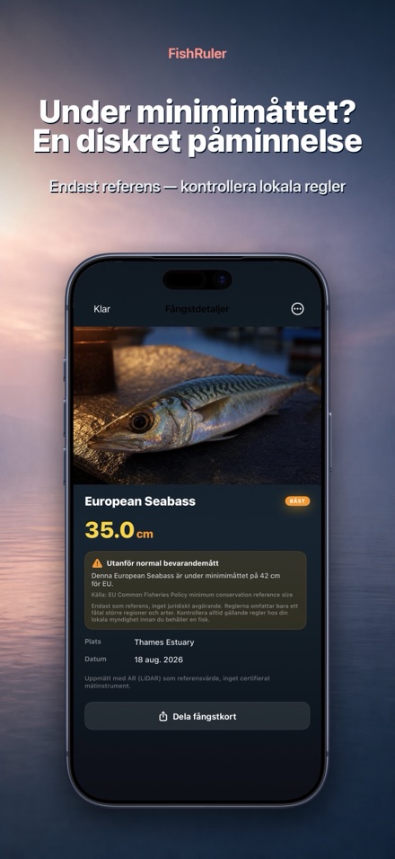 FishRuler: mät fisk i AR 7