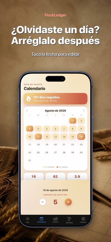 FlockLedger: Contador Huevos 8