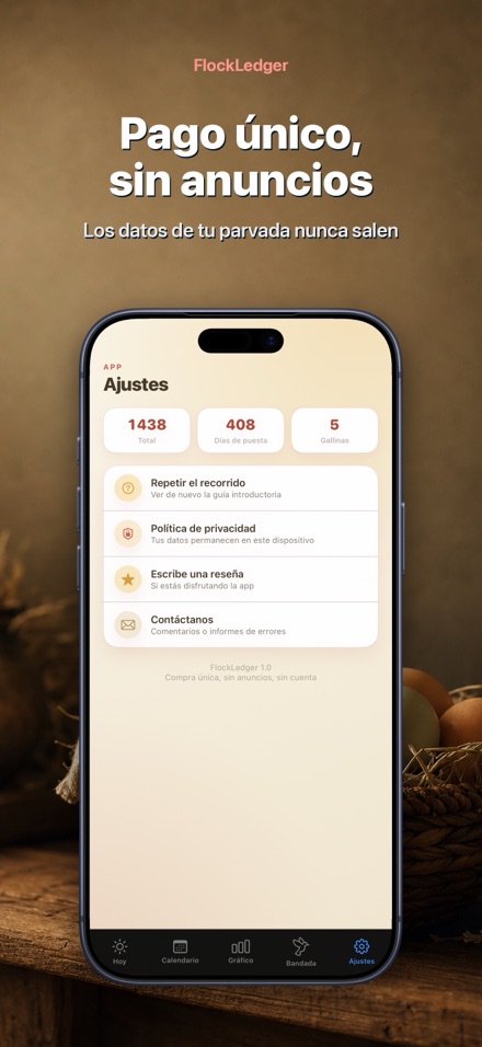 FlockLedger: Contador Huevos 10