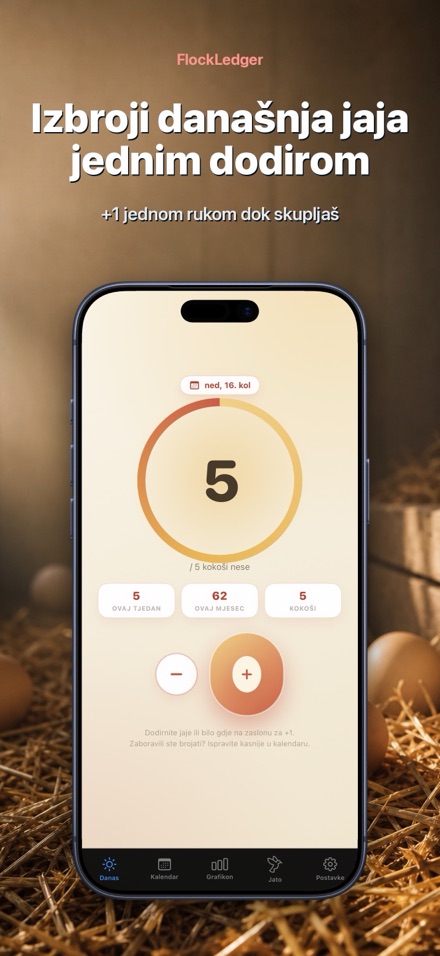FlockLedger: Brojač Jaja 1