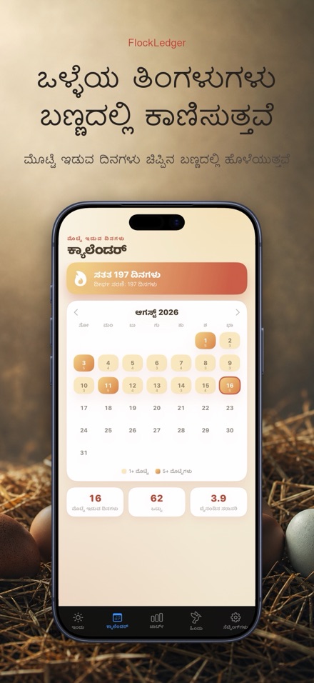FlockLedger: ಮೊಟ್ಟೆ ಕೌಂಟರ್ 2