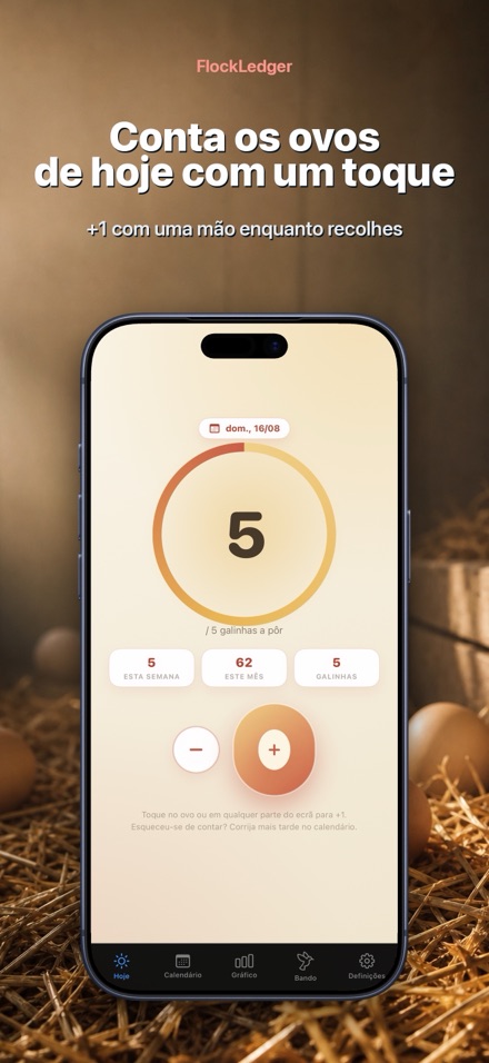 FlockLedger: Contador de Ovos 1