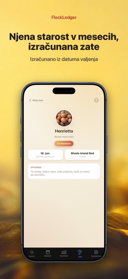 FlockLedger: Števec Jajc 7