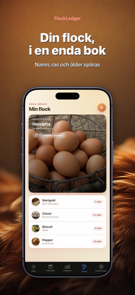 FlockLedger: Äggräknare 5