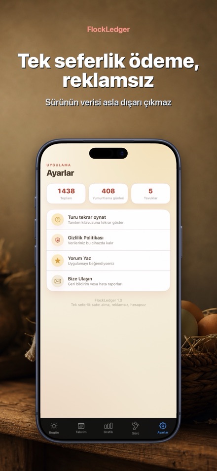 FlockLedger: Yumurta Sayaç 10