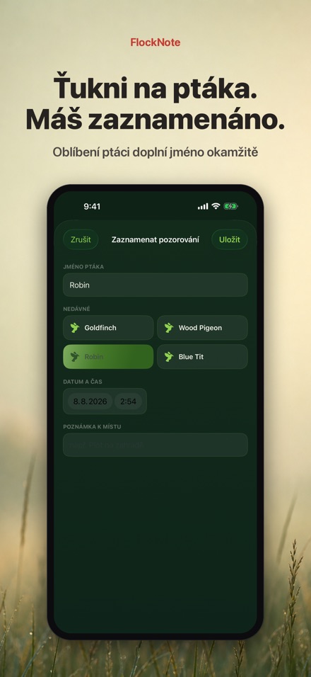 FlockNote: Deník Pozorování 10