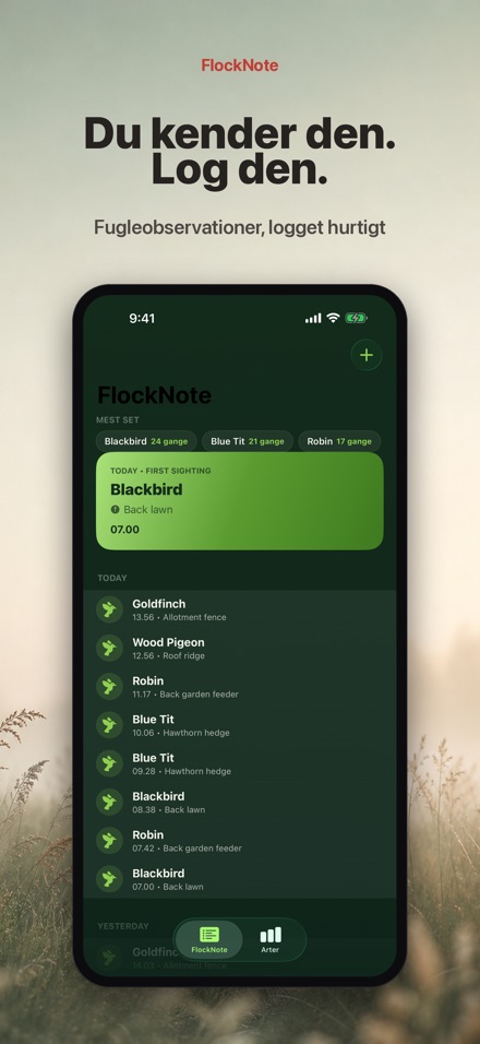 FlockNote: Fugleobservation