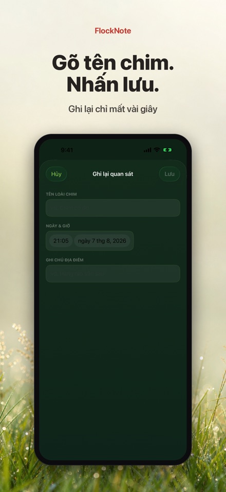 FlockNote: Nhật Ký Ngắm Chim 8