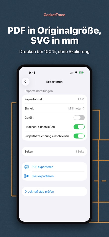 GasketTrace Dichtungsschablone 6