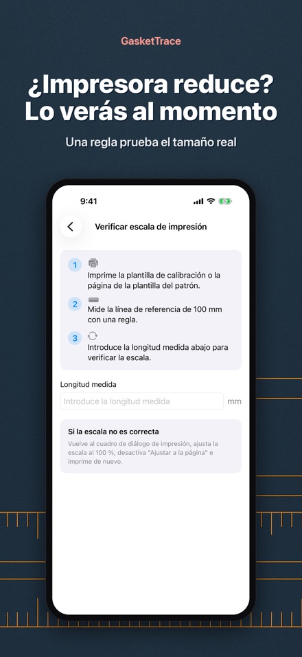 GasketTrace: patrón de junta 7