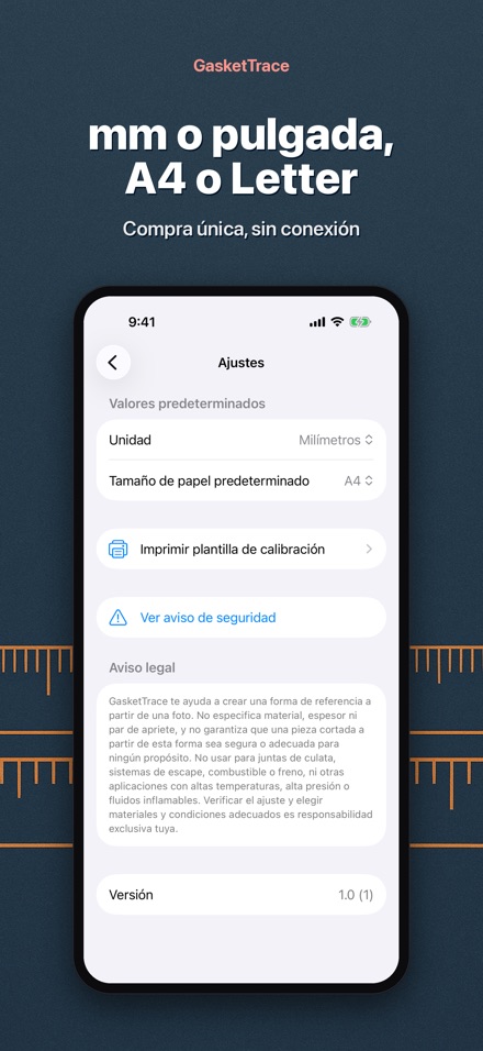 GasketTrace: patrón de junta 10