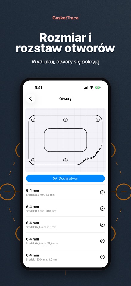 GasketTrace szablon uszczelki 4