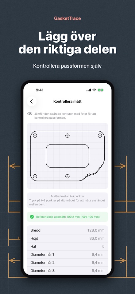 GasketTrace: packningsmall 5