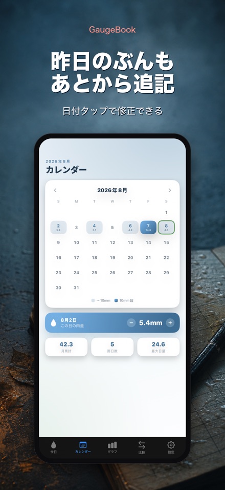 GaugeBook：雨量計日誌 7