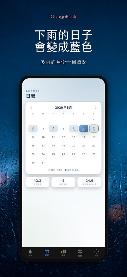 GaugeBook：雨量日誌 2