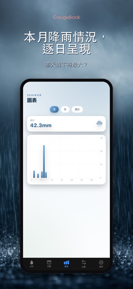 GaugeBook：雨量日誌 3
