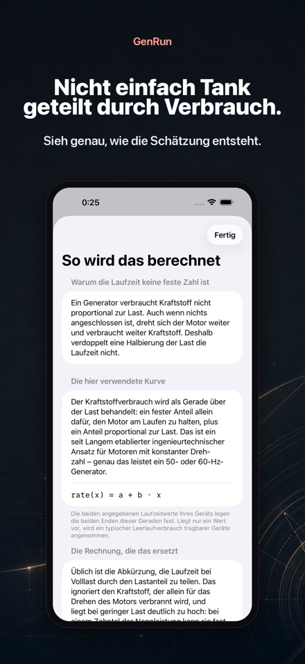 GenRun: Generator Laufzeit 3